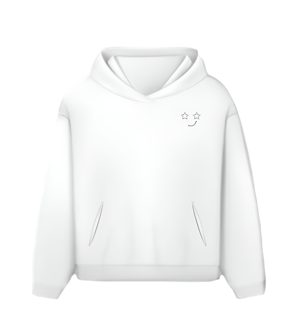 CHOSEN BLACK & WHITE HOODIE (white)
