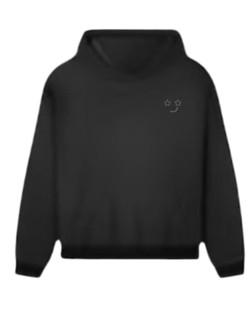 CHOSEN WHITE & BLACK HOODIE (black)